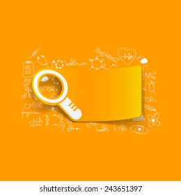 Drawing medical formulas: magnifier