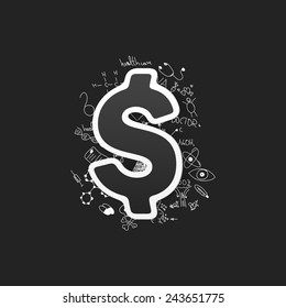 Drawing medical formulas: money
