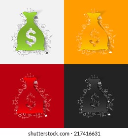 Drawing medical formulas: sack