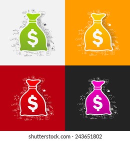 Drawing medical formulas: sack