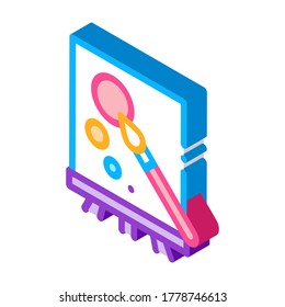 Drawing for Meditation Icon Vector. Isometric Drawing for Meditation Sign. Color Isolated Symbol Illustration