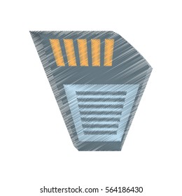 drawing memory sd card back icon vector illustration eps 10