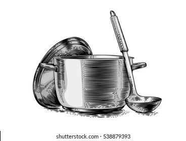 Cooking Pot Drawing Images - Free Download on Freepik