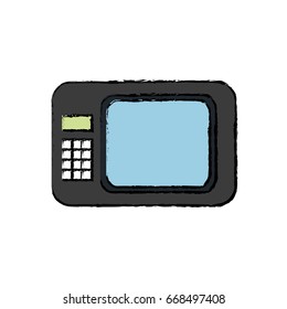 drawing microwave appliance cooking eat image