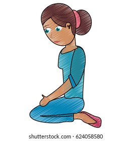 drawing mother woman person