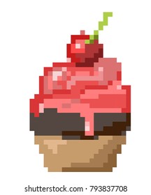 drawing muffin pixel art