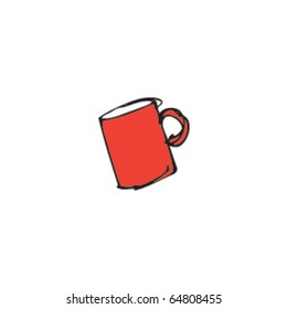 drawing of a mug