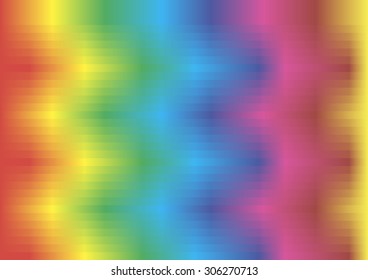 Drawing of a multicolored gradient with transitions between colors
