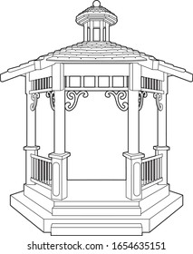 Drawing of a nice little bandstand