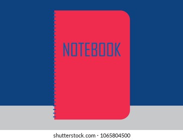 Drawing of a notebook