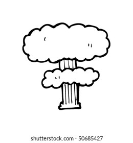 Drawing Nuclear Explosion Stock Vector (Royalty Free) 50685427 ...