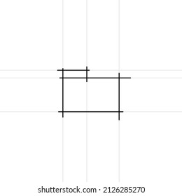 Drawing of an office folder on a white blank