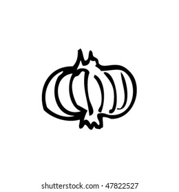 drawing of an onion