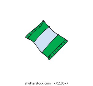 Drawing of a packet