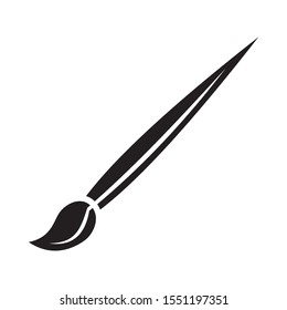 Drawing Paint Brush Trendy Flat Style Icon Vector