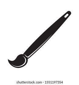 Drawing Paint Brush Trendy Flat Style Icon Vector