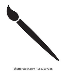 Drawing Paint Brush Trendy Flat Style Icon Vector