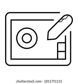 Drawing And Painting Icon vector 
