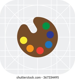 Drawing palette icon