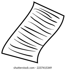 Diseño de plantillas gráficas vectoriales de iconos de papel de dibujo