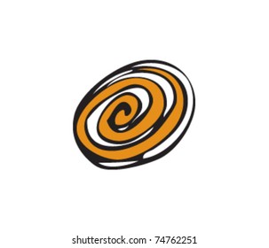 drawing of a pastry