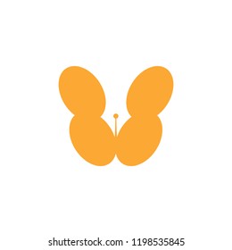 drawing pen butterfly shape logo