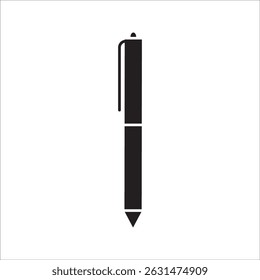 Icono de pluma de dibujo. Símbolo de marca de tinta de escritura. Ilustración vectorial de lápiz de escritura. sobre fondo blanco