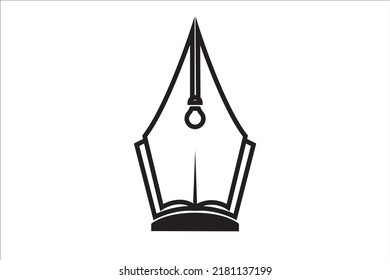 drawing a pen made using only black lines makes it a simple drawing