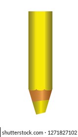 Drawing pencil. Art design - Vector of color pencil on white background with realistic 3D wooden color pencils. Vector illustration art of color pencil