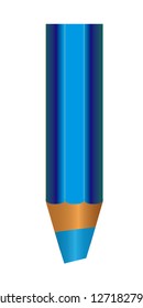 Drawing pencil. Art design - Vector of color pencil on white background with realistic 3D wooden color pencils. Vector illustration art of color pencil