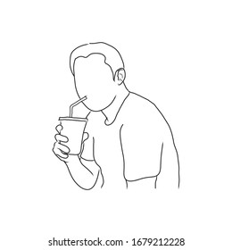 19,282 Man coffee sketch Images, Stock Photos & Vectors | Shutterstock