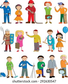 Drawing people set