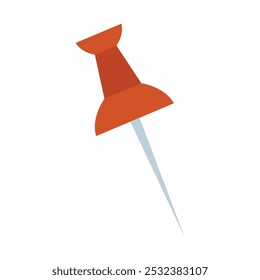 Flachsymbol mit Zeichnungsstift, einzeln auf weißem Hintergrund.