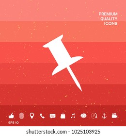 Drawing Pin Icon Stock Vector Royalty Free 1159803007 Drawing Pin Icon Stock Vector Royalty Free 1159803007
