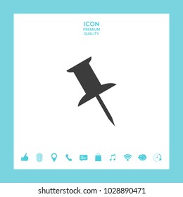Drawing pin icon