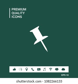 Drawing pin icon