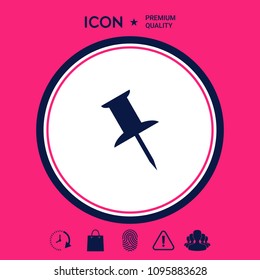 Drawing pin icon