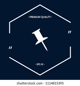 Drawing pin icon