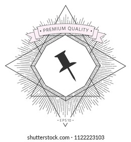 Drawing pin icon