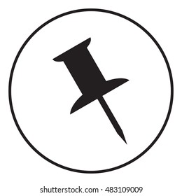 Drawing pin icon