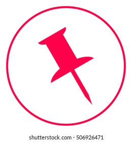 Drawing pin icon