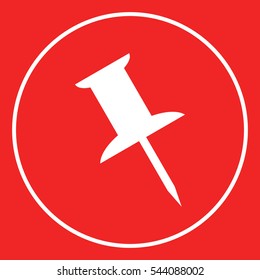 Drawing pin icon