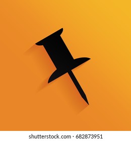 Drawing pin icon
