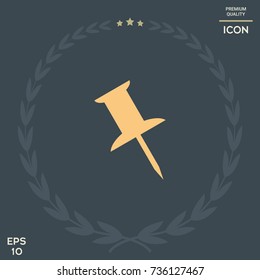 Drawing pin icon