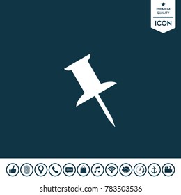 Drawing pin icon