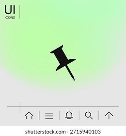 Zeichenstift-Symbol. Element für Ihr Design