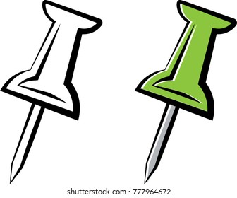 Drawing Pin Icon Push Pin Vector Stock Vector Royalty Free 777964672 Drawing Pin Icon Push Pin Vector Stock Vector Royalty Free 777964672