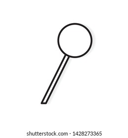 drawing pin icon- vector illustration