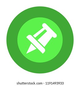drawing pin vector icon