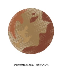 drawing pluto planet space system